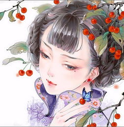 别小瞧植物纹样,古风插画缺了它还真不行