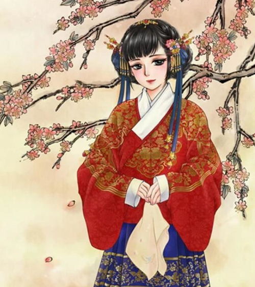 古风手绘画欣赏画中人般般入画,神采飞扬的古风美人
