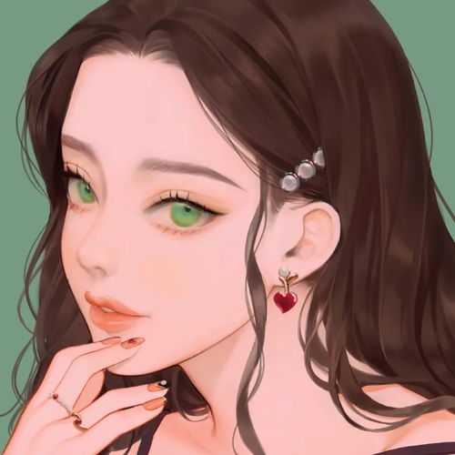 唯美手绘女生头像你若爱生活哪里都可爱