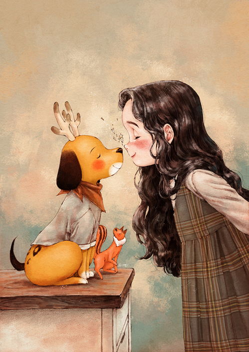 求治愈系致郁系唯美图片插画