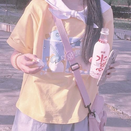 第482期女生头像1119橙色系阳光女孩女生头像
