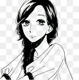 免费下载麻花辫女孩图片大全千库网png