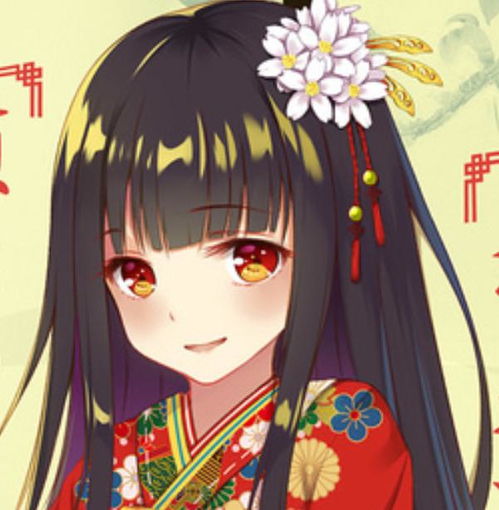 二次元头像可爱迷人的小姑娘,你的打扮真华丽,这感觉真好