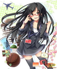 眼镜娘有胸更有大智慧二次元眼镜少女美图赏