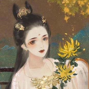 古风女生头像我好喜欢你,从天南到地北,从地老到天荒