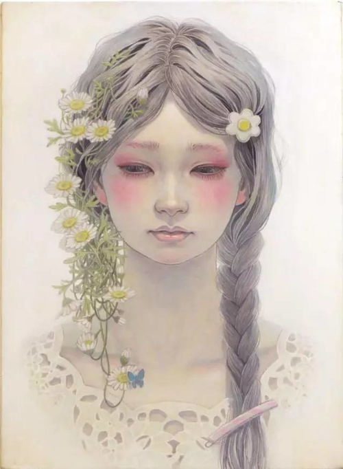 岛国女画师笔下的美女,美丽细腻忧伤情欲邪魅......