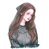满满的少女心唯美清新漫风美少女头像插画