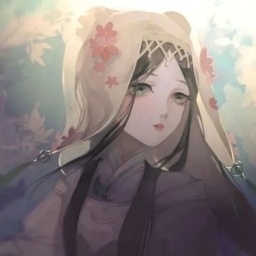 唯美手绘女生头像可以很爱别人但要更爱自己