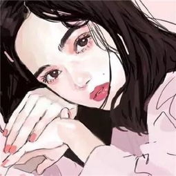 个性手绘微信女生头像
