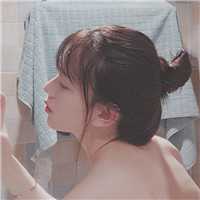 美丽清爽侧颜女生头像