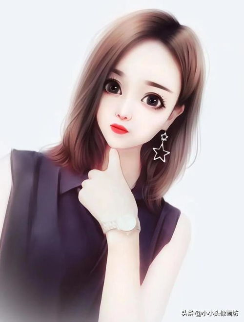 你的头像该换了,芭比娃娃大眼睛漫画头像,好看又减龄