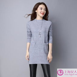 现在不会穿衣的女人买衣服还是要选针织衫,简约的搭配中体现出不同的风采