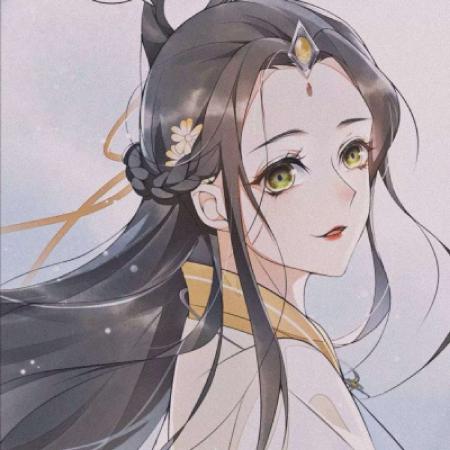 手绘古风美女头像手绘淡雅美女