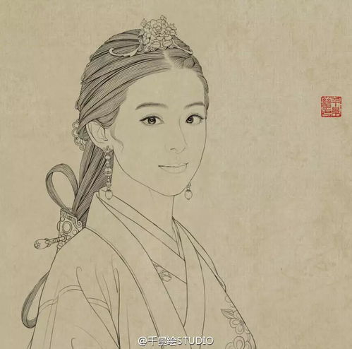 迷人的古风线条,她画出了女子极致的美,每一张都很惊艳