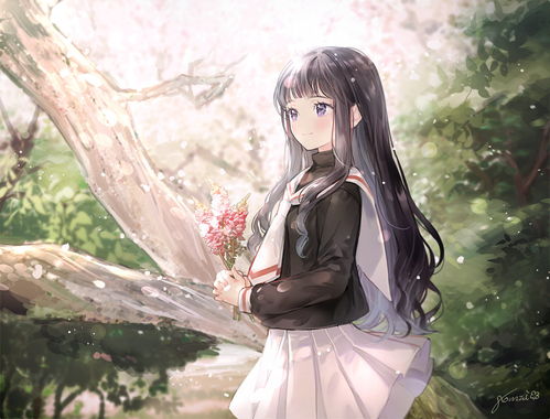 清新淡雅的动漫花样少女,偏白彩色的渐变式上色太让人喜欢了