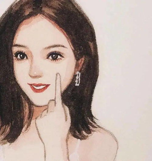 超美的女生头像,手绘头像