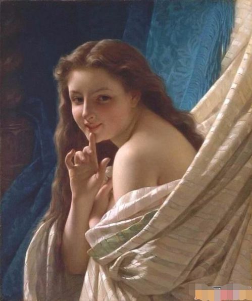 油画头像女生美女