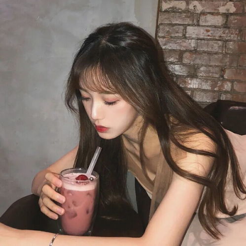 唯美真人女生头像身为冰山就该淡淡的爱海流爱风