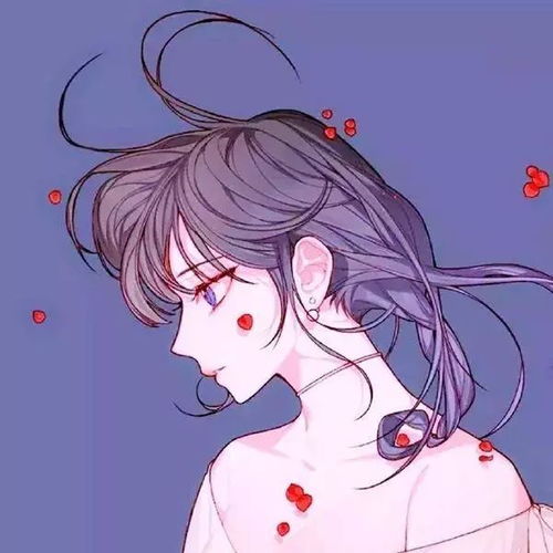 女生头像带花唯美漫画克里斯汀娜