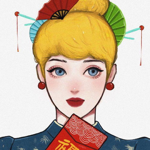 古风妆容的迪士尼公主,茉莉公主气质优雅,艾莎女王是旗袍美人
