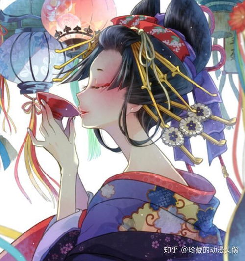 和风动漫小姐姐自信十足的华丽美少女,对未来充满了希望