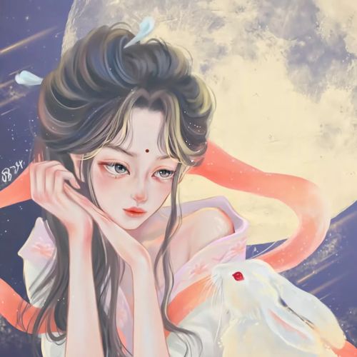 中秋节可用的仙女儿头像