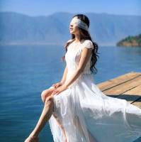 微信头像大海风景美女