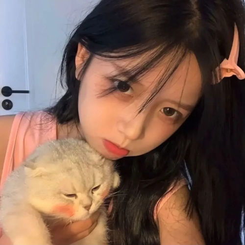 谁家的猫猫有对象,女生头像