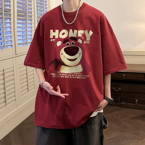 杰克琼斯jackjones男装短袖男潮流地球日印花宽松圆领重磅面料短袖t恤男夏天衣服e41黑色常规e41黑色16588axs