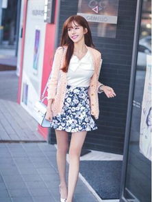 美搭春季针织衫清新美女田园风