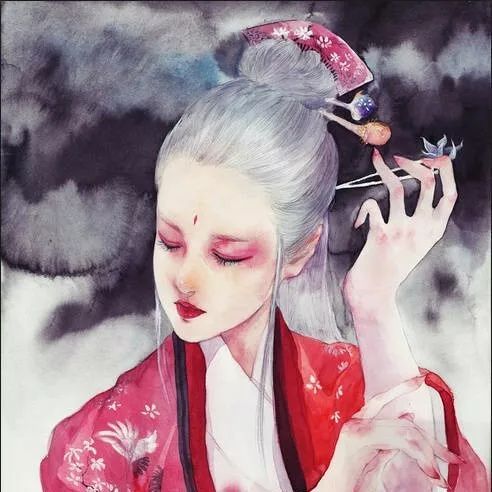 古风头像100张古风女子扶柔倾国色,风华绝世人