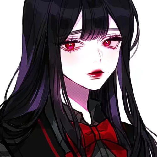 不常见的暗黑系动漫女头你慕了吗