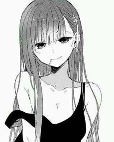 很拽的头像女生漫画女生
