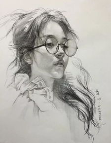 极品五大美女素描,独特的风格,让人看了移不开眼睛