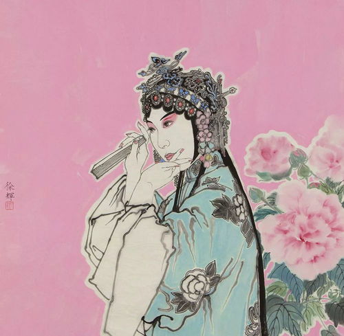 笔墨严谨形神兼备徐辉戏曲人物画作品赏析