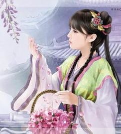 有没有古代女子或男子的图片不要真人的,和好听的名字急