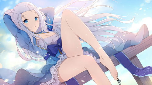 二次元动漫少女裸足壁纸