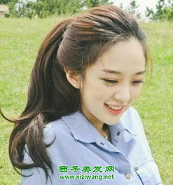 最简单的扎刘海方法图片