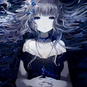 暗黑唯美地狱少女恐怖头像,卡通头像图片