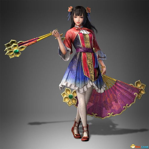 彩绘插画女生头像图片大唐无双