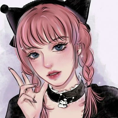 又a又欲的女生头像油画