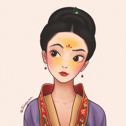 刘亦菲版花木兰插画,超喜欢女生头像为手机作壁纸