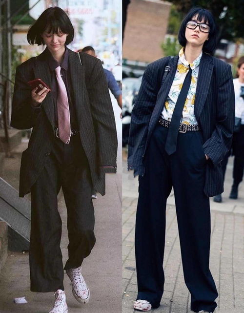 俄罗斯女模特,慵懒气质的厌世脸太高级,独爱西装搭配潮流前卫