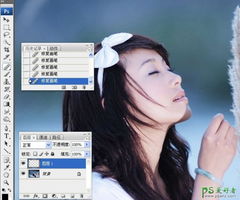 photoshop给夜幕下的清新少女调出甜美色调3