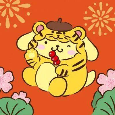 2022超级可爱超级喜庆的新年卡通头像