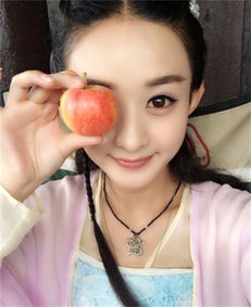 吃货女孩头像可爱赵丽颖