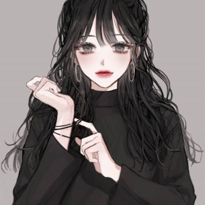 女生二次元头像高冷霸气酷酷的二次元照片头像