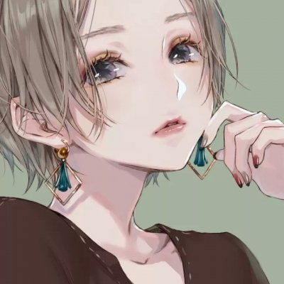 绽放魅力的手绘女生头像,全部是高清的精品