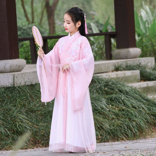 女童超仙古装锦觅同款儿童襦裙清新淡雅古风仙女服童装公主汉服