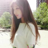 长发侧脸唯美头像